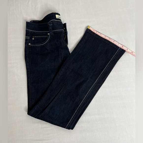 LEI Ashley Trouble Bootcut Jeans Womens Size 9 Juniors Blue Dark - Picture 7 of 8